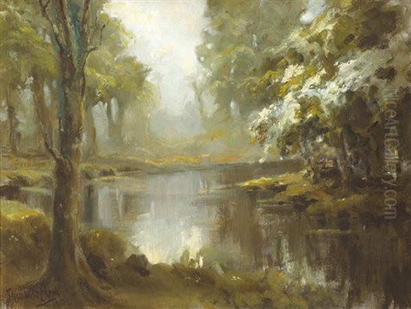 River Bend Oil Painting by James Humbert Craig