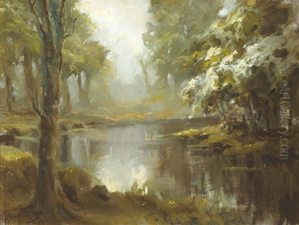 River Bend Oil Painting by James Humbert Craig