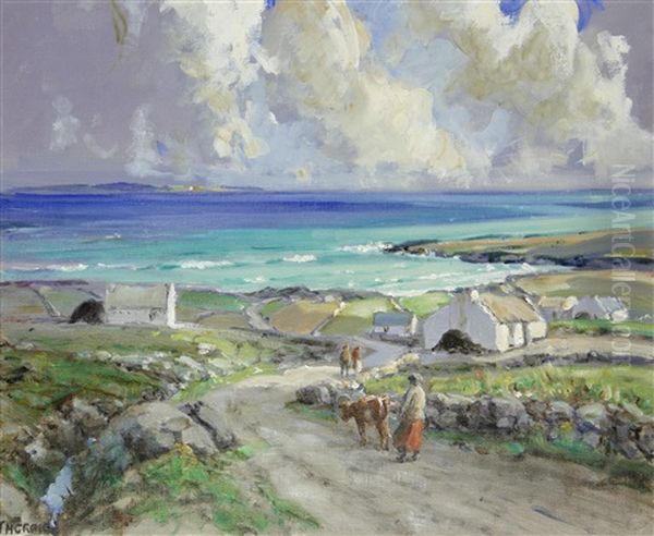 Atlantic From The Bloody Foreland Oil Painting by James Humbert Craig