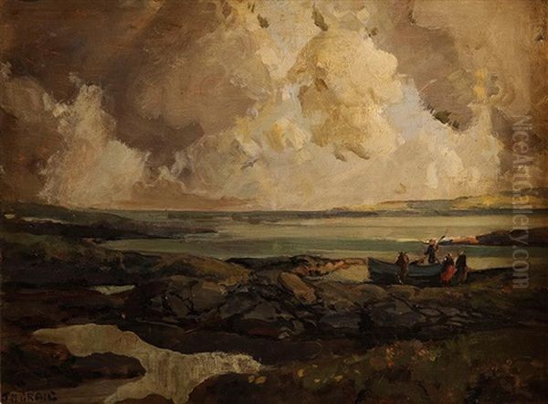 Distant Thunder Oil Painting by James Humbert Craig