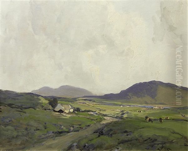 Near Rosbeg, Co. Donegal Oil Painting by James Humbert Craig