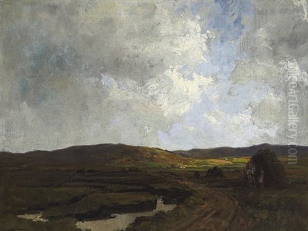 The Glen Bog, County Donegal Oil Painting by James Humbert Craig