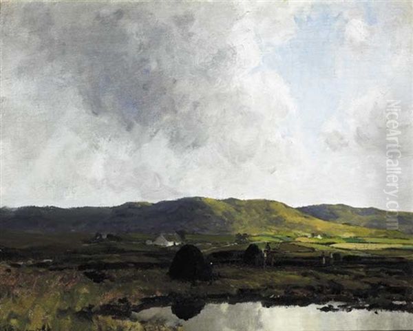 Dungloe, County Donegal Oil Painting by James Humbert Craig