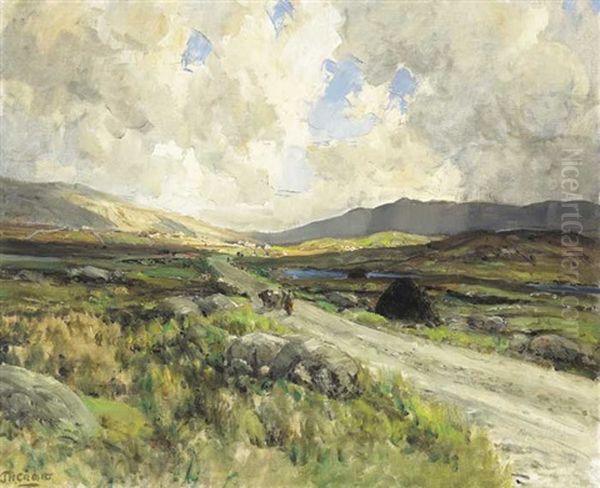 The Road To Dooghety, County Donegal by James Humbert Craig