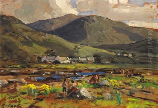 Crolly, County Donegal Oil Painting by James Humbert Craig