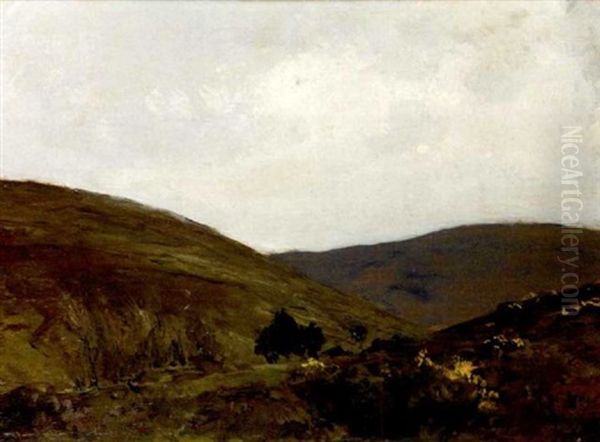 Landscape With Mountains Oil Painting by James Humbert Craig