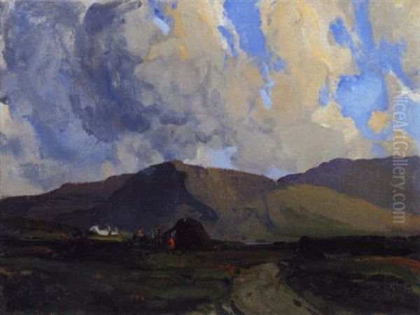 Glenveigh Hills, Co. Donegal Oil Painting by James Humbert Craig