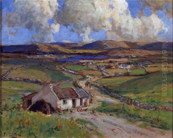 Cloud Shadows, The Rosses, Donegal Oil Painting by James Humbert Craig