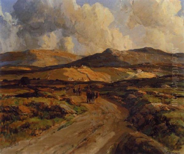 Glenveigh Hills, Co. Donegal Oil Painting by James Humbert Craig