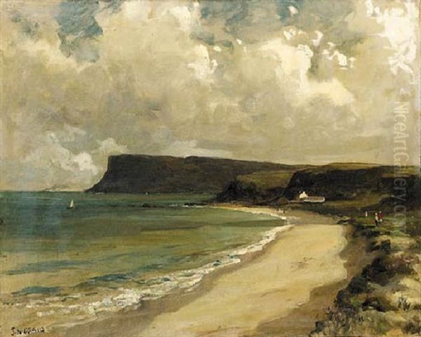 Fair Head, Co. Antrim Oil Painting by James Humbert Craig