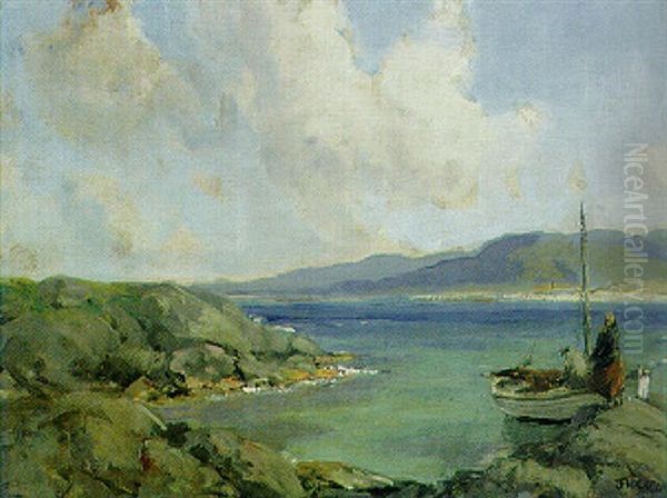 Salthill, Connemara Oil Painting by James Humbert Craig