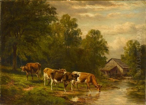 Below The Old Saw Mill by Thomas Bigelow Craig