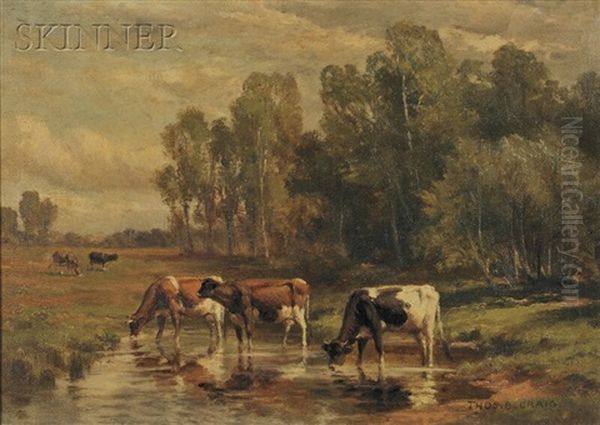 Midsummer Days Oil Painting by Thomas Bigelow Craig