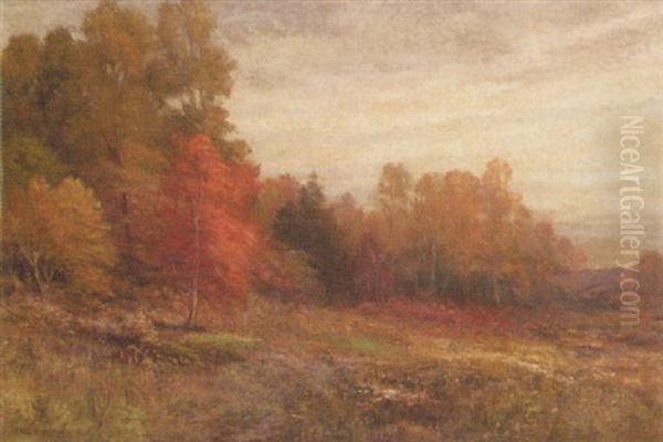 In The Morning Light - October Oil Painting by Thomas Bigelow Craig