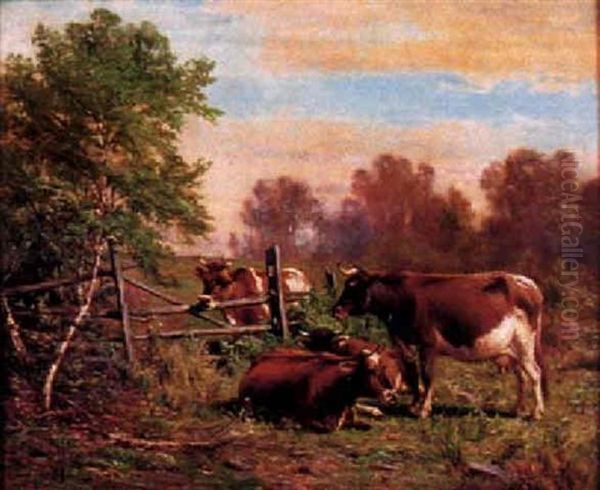 An Envious Neighbor Oil Painting by Thomas Bigelow Craig