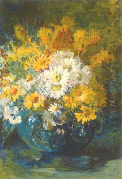 Blumenstuck Oil Painting by Helene Cramer