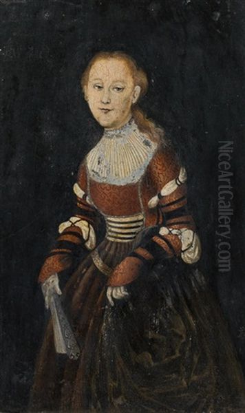 Portrait Of A Lady Oil Painting by Lucas Cranach the Elder