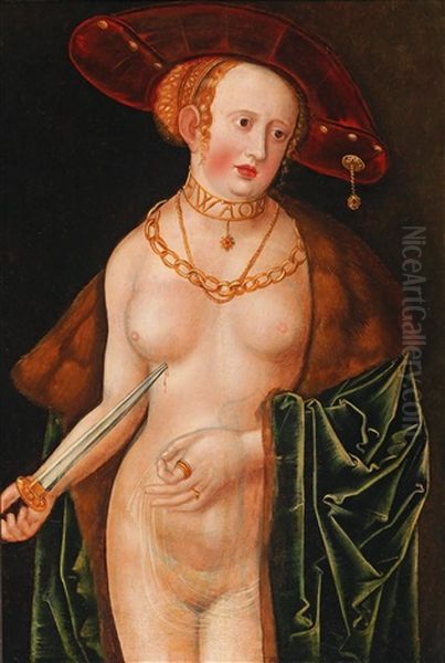 Lucretia Oil Painting by Lucas Cranach the Elder