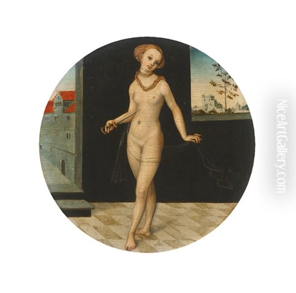 Lucretia Oil Painting by Lucas Cranach the Elder