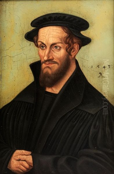 Melanchthon Oil Painting by Lucas Cranach the Elder