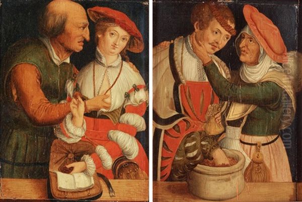 De Omaka Paren (pair) Oil Painting by Lucas Cranach the Elder