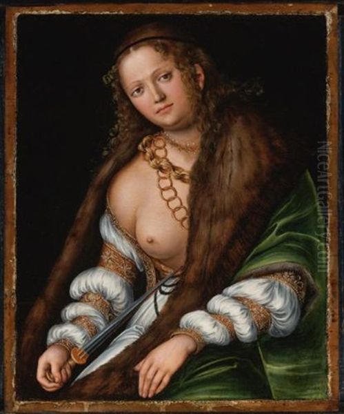 Lucretia Oil Painting by Lucas Cranach the Elder