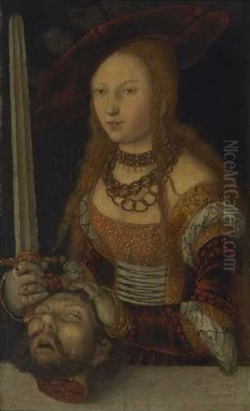 Judith Mit Dem Haupt Des Holofernes Oil Painting by Lucas Cranach the Elder