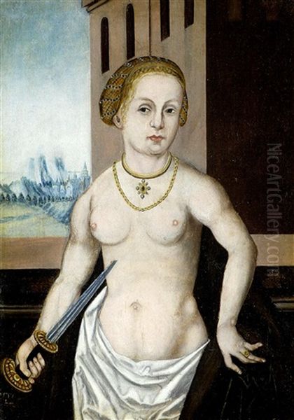 Lucretia Oil Painting by Lucas Cranach the Elder