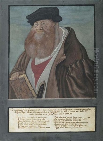 Brustbild Eines Herren Oil Painting by Lucas Cranach the Elder