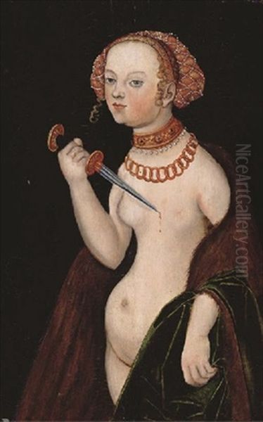 Lucretia Oil Painting by Lucas Cranach the Elder