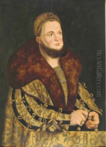 Portrait Of The Elector Frederick Iii The Wise Of Saxony (1463-1525) Oil Painting by Lucas Cranach the Elder