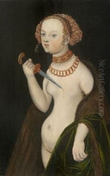 Lucretia Oil Painting by Lucas Cranach the Elder