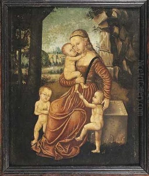 La Charite Oil Painting by Lucas Cranach the Elder