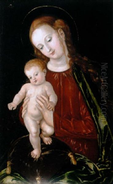 The Madonna And Child Oil Painting by Lucas Cranach the Elder