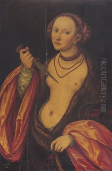 Lukretia Oil Painting by Lucas Cranach the Elder