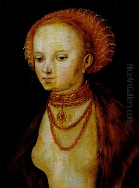 Lucretia Oil Painting by Lucas Cranach the Elder