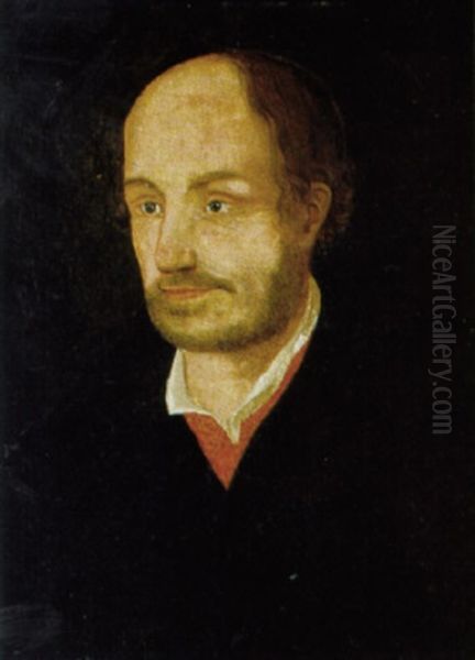 Bildnis Des Philipp Melanchthon Oil Painting by Lucas Cranach the Elder