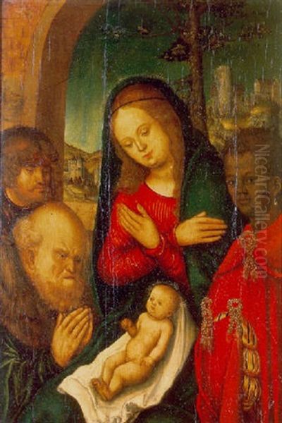 The Adoration Of The Magi Oil Painting by Lucas Cranach the Elder