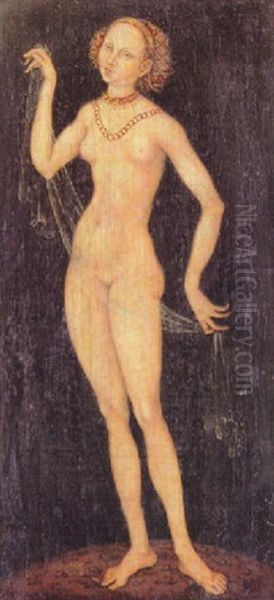 Darstellung Der Venus Oil Painting by Lucas Cranach the Elder