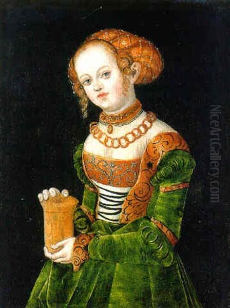 The Magdalen Oil Painting by Lucas Cranach the Elder