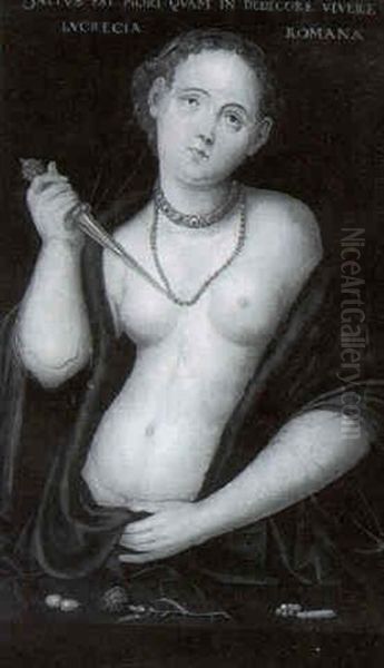 Lucretia Oil Painting by Lucas Cranach the Elder