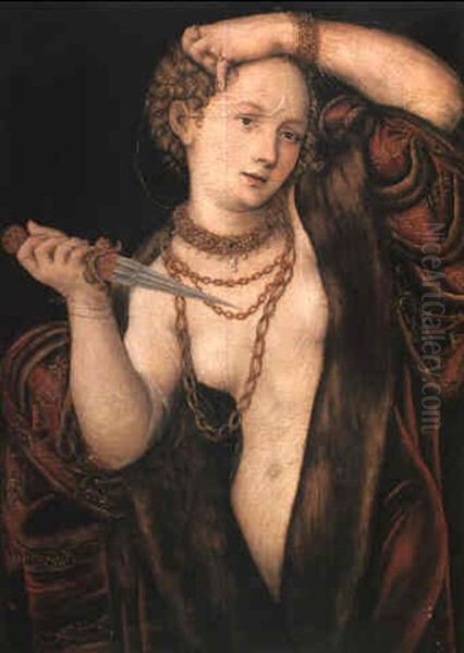 Lucretia Oil Painting by Lucas Cranach the Elder