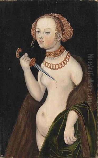 Lucretia Oil Painting by Lucas Cranach the Younger