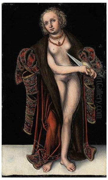 Lucretia Oil Painting by Lucas Cranach the Younger