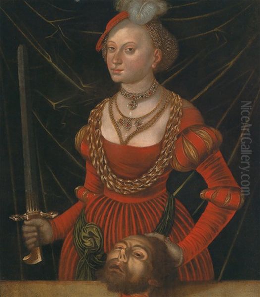 Judith Und Holofernes Oil Painting by Lucas Cranach the Younger