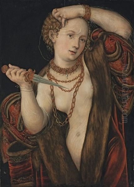 Lucretia Oil Painting by Lucas Cranach the Younger