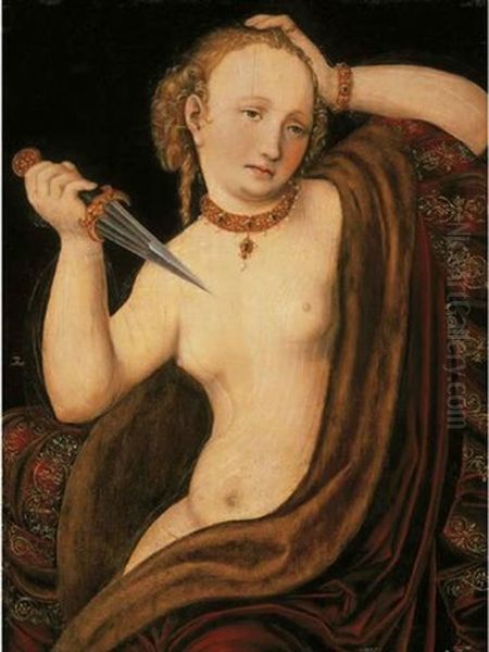 Lucretia Oil Painting by Lucas Cranach the Younger