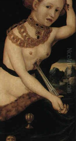 Lucretia Oil Painting by Lucas Cranach the Younger