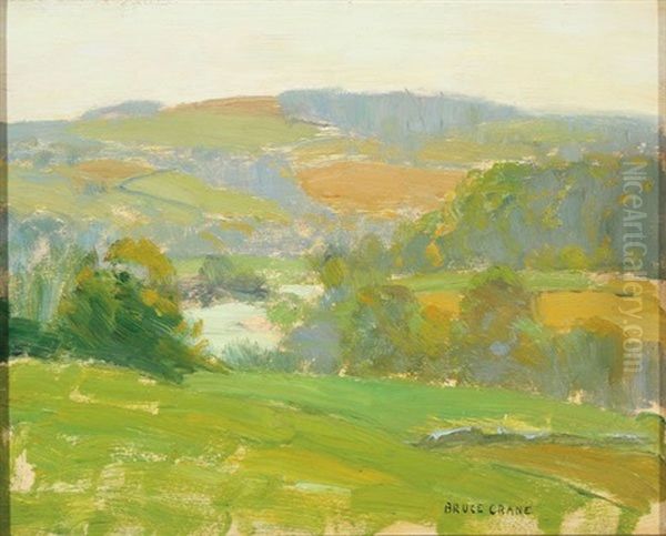 Summer Landscape Oil Painting by Bruce Crane