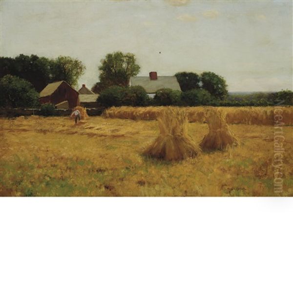 The Harvest Oil Painting by Bruce Crane